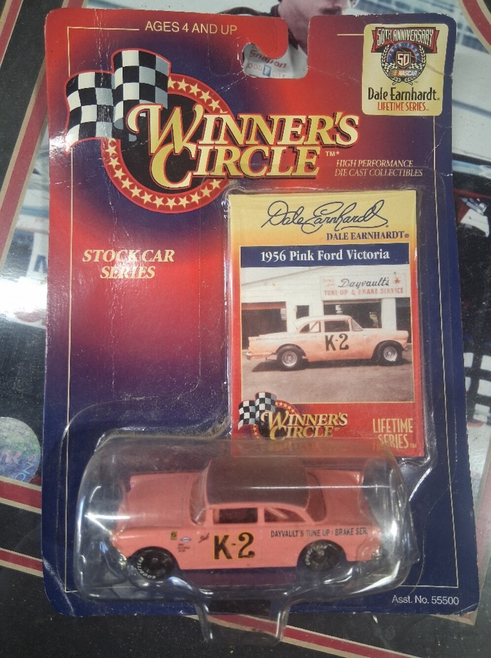 1956 Pink Ford Victoria Die-Cast Car - Pink